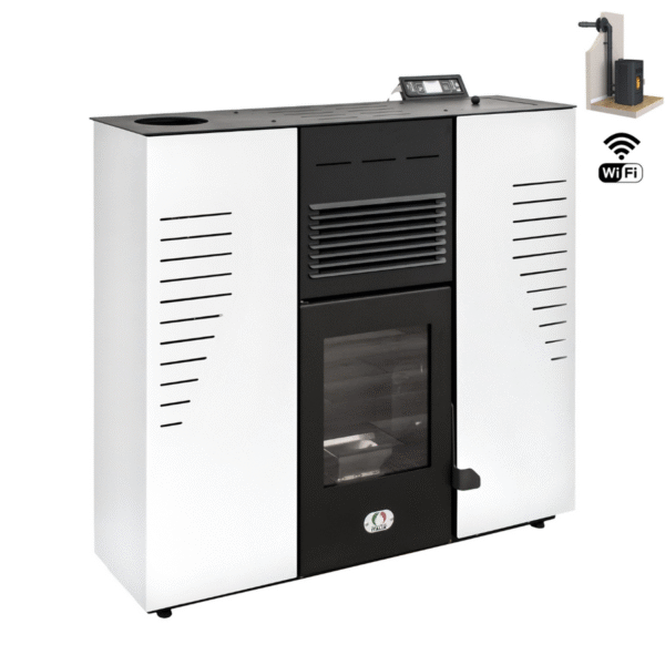 Marmolada Étanche 11 Kw Extra Plat – PACK POÊLE + CONDUIT VENTOUSE + WI FI