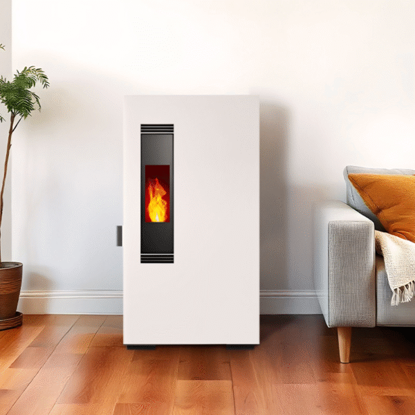 Poêle à granulés extra plat Mini 5kW (Blanc)