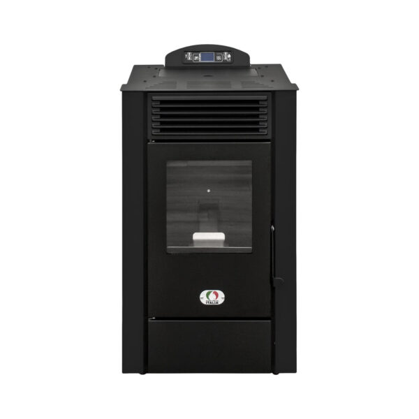 Poêle à granulés en prise d’air directe carré Alaska 9 Kw