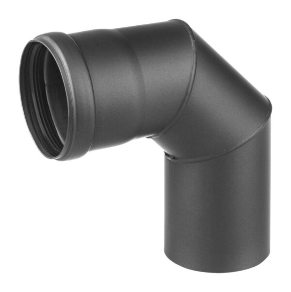 Coude fixe 90° pour poêles à granules de bois pellets ø 100mm