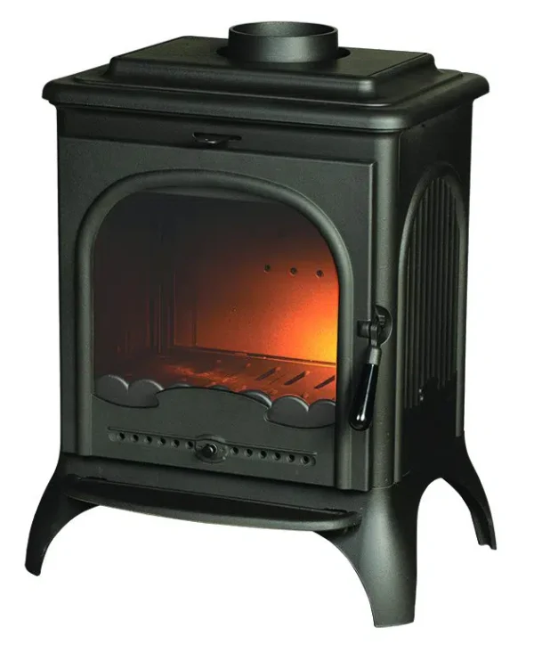 Poêle à bûche INVICTA Seville 2 émaillé ivoire, 7 kW