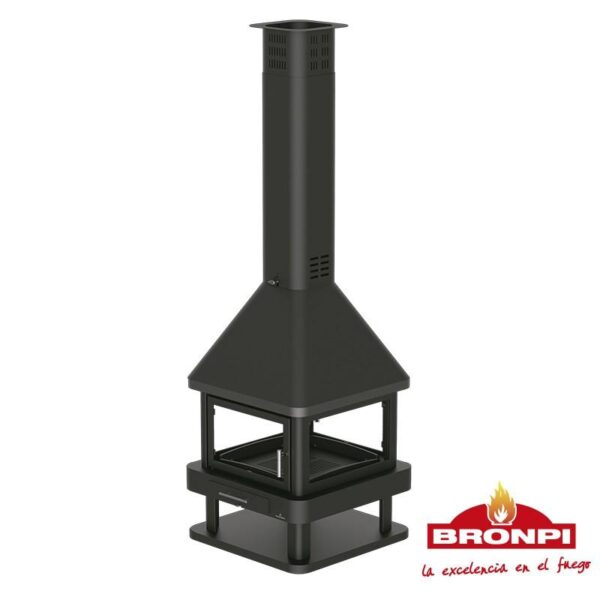 Cheminée à bois 4 faces – BRONPI Huelva 16 kW