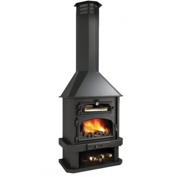 Cheminée à bois avec four – BRONPI Ebro 14 KW