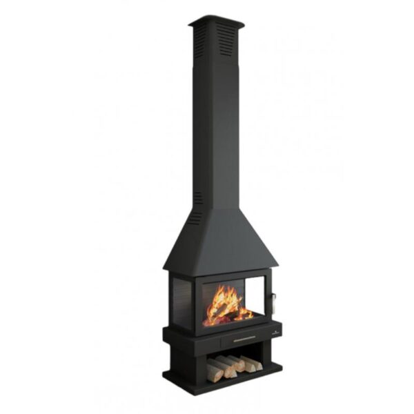 Cheminée à bois 3 faces – BRONPI Huesca 10 kW