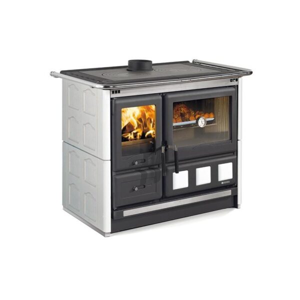Cuisinière à bois raccordable en céramique – LA NORDICA Rosa XXL 5.0 Maiolica 11 kW
