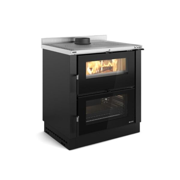 Cuisinière à bois encastrable raccordable – LA NORDICA Verona XXL 7 kW