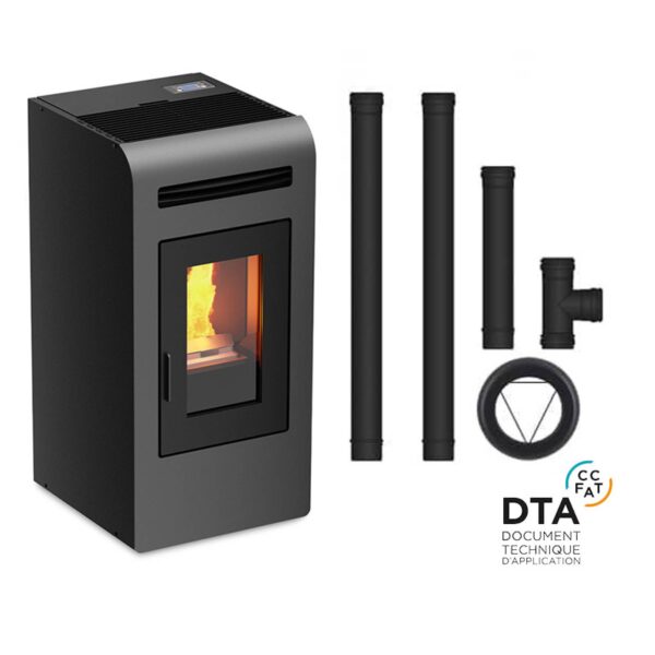 Pack poêle à granulés canalisable Cayenne – Pack complet Bofill 14kW