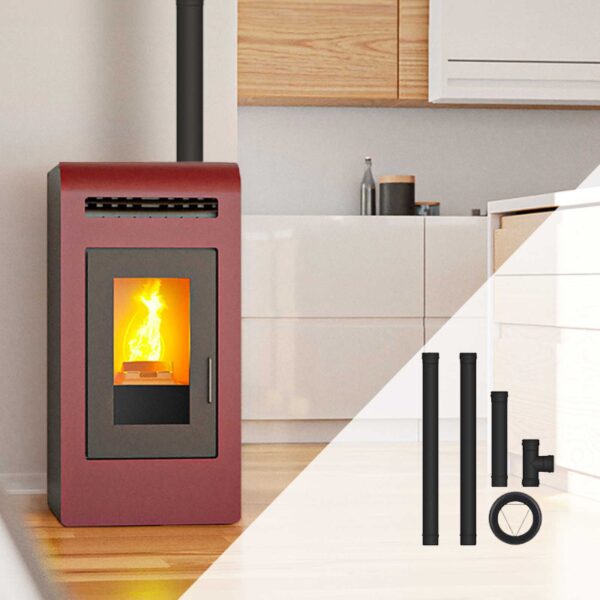 Pack poêle à granulés canalisable Cayenne – Pack complet Bofill 16kW
