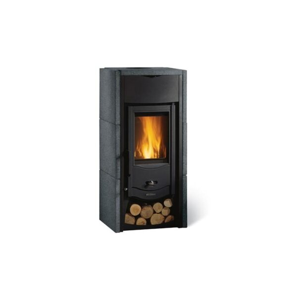 Poêle à bois raccordable en pierre – LA NORDICA Asia BII 6 kW