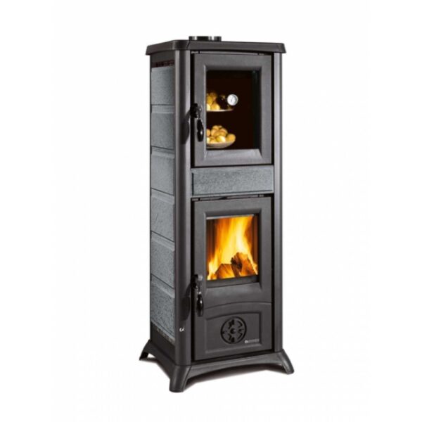 Poêle à bois Rossella Plus Forno Evo Pierre Naturelle 10.6kW