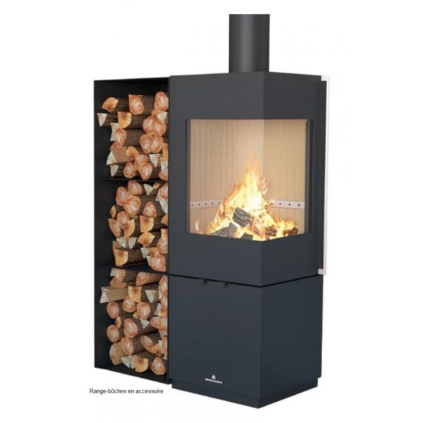 Poêle à bois raccordable – BRONPI Bombay – E 6 kW