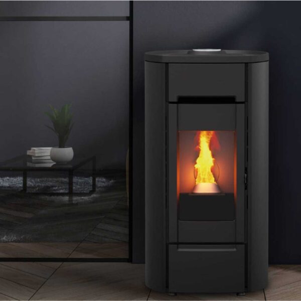 Poêle à granulés étanche Cast Round 8kW