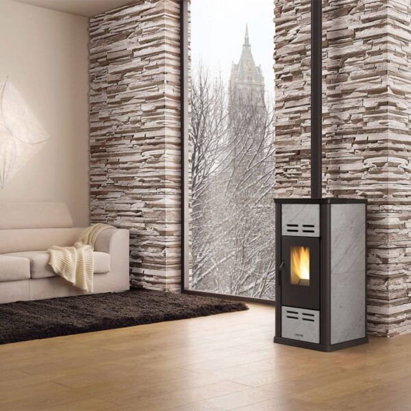 Poêle à Granulés Serafina Petra Evo Pierre Naturelle 8kW